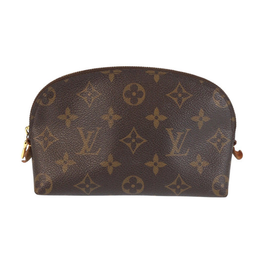 24645
LOUIS VUITTON ルイヴィトン モノグラム ポシェット コスメティックPM ブラウン ゴールド金具 PVC / レザー M47515 ポーチ 化粧ポーチ レディース AB36