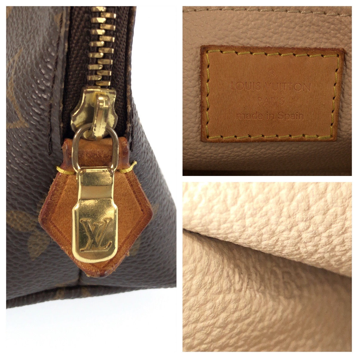 24645
LOUIS VUITTON ルイヴィトン モノグラム ポシェット コスメティックPM ブラウン ゴールド金具 PVC / レザー M47515 ポーチ 化粧ポーチ レディース AB36