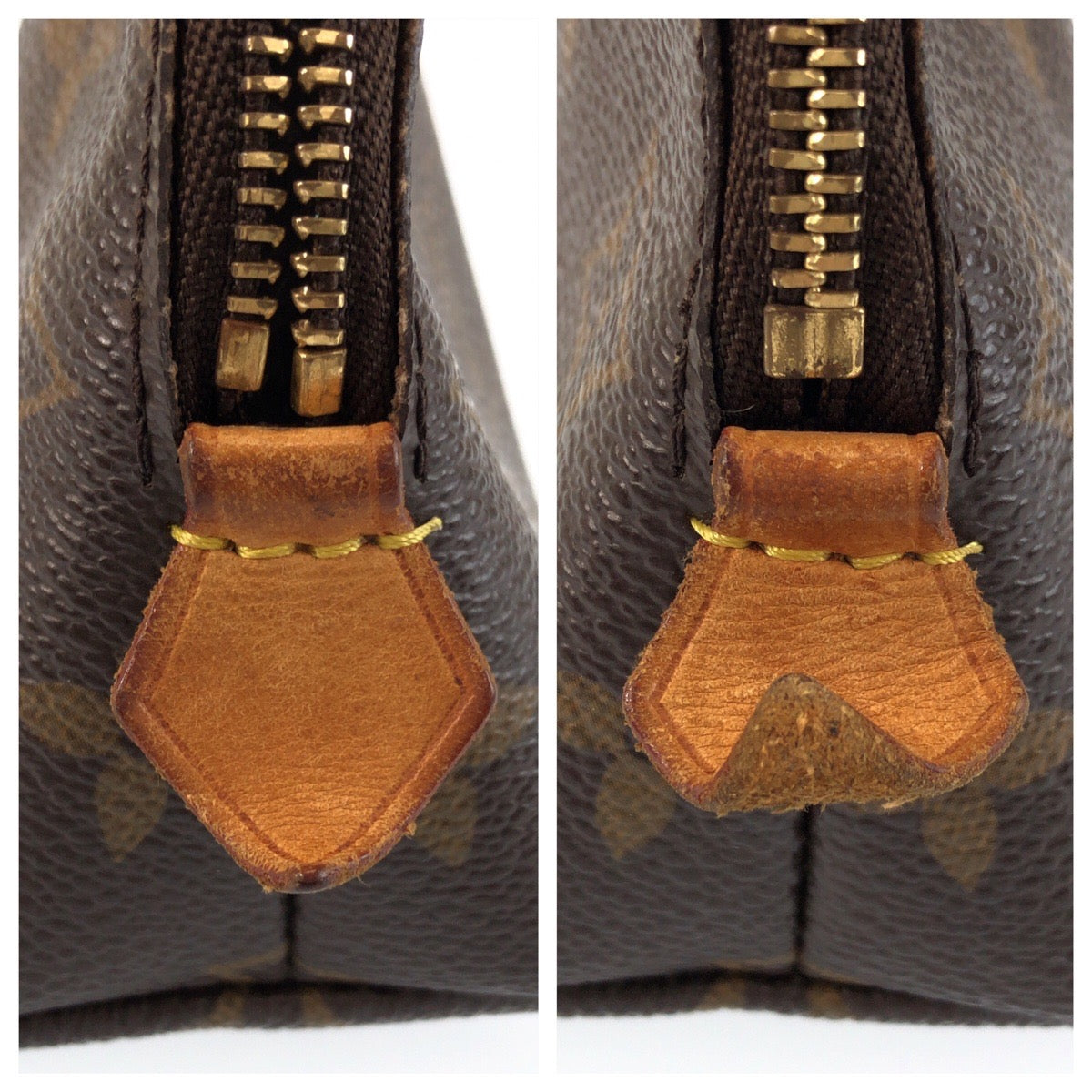 24645
LOUIS VUITTON ルイヴィトン モノグラム ポシェット コスメティックPM ブラウン ゴールド金具 PVC / レザー M47515 ポーチ 化粧ポーチ レディース AB36
