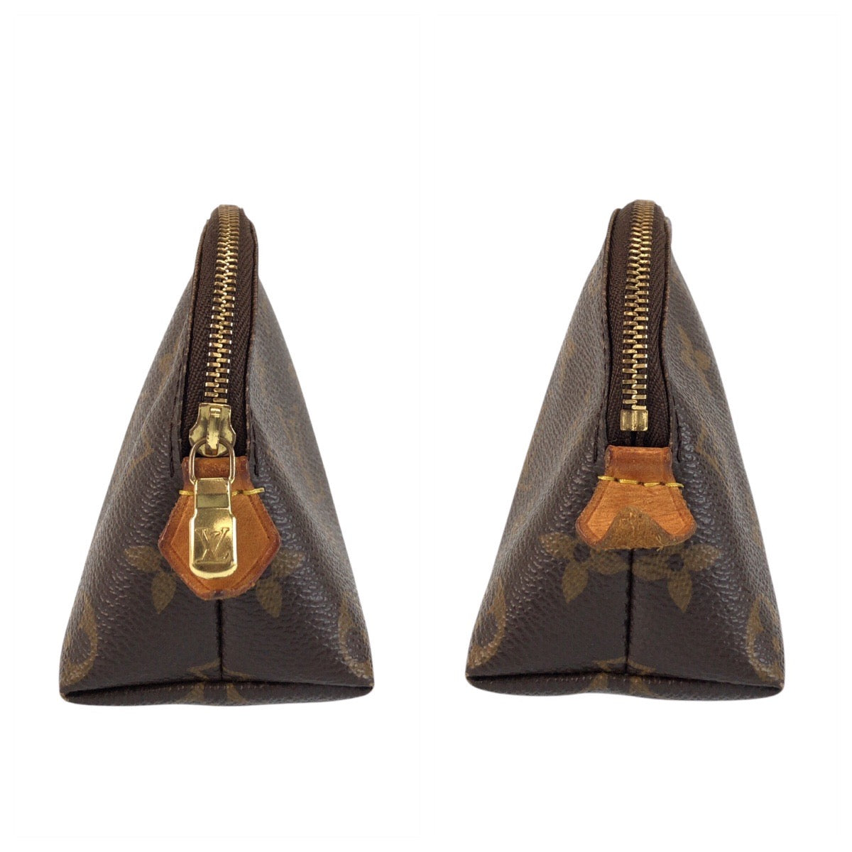 24645
LOUIS VUITTON ルイヴィトン モノグラム ポシェット コスメティックPM ブラウン ゴールド金具 PVC / レザー M47515 ポーチ 化粧ポーチ レディース AB36