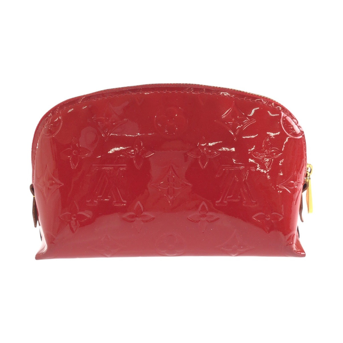 24646
LOUIS VUITTON ルイヴィトン モノグラム ヴェルニ ポシェット コスメティック レッド ゴールド金具 パテントレザー M90172 ポーチ 化粧ポーチ レディース AB38