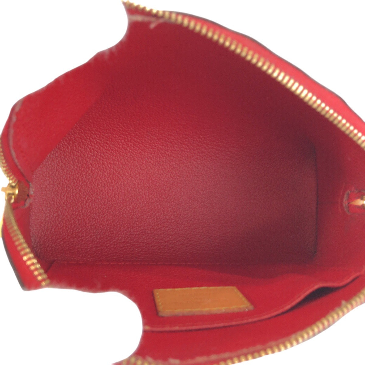 24646
LOUIS VUITTON ルイヴィトン モノグラム ヴェルニ ポシェット コスメティック レッド ゴールド金具 パテントレザー M90172 ポーチ 化粧ポーチ レディース AB38