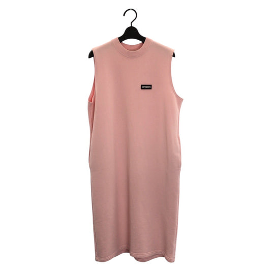 24655
VETEMENTS ヴェトモン サイズS ピンク コットン / ポリエステル ノースリーブワンピース レディース AB8