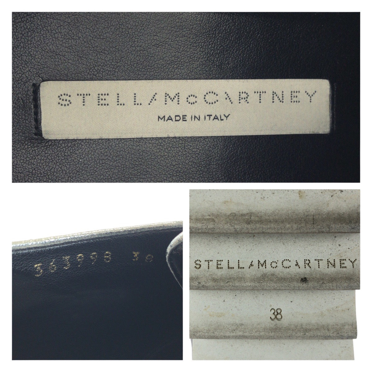 24662
Stella McCartney ステラマッカートニー エリス スター サイズ38 シルバー ポリウレタン / ポリエステル 363998 スニーカー プラットフォーム メンズ ABP14