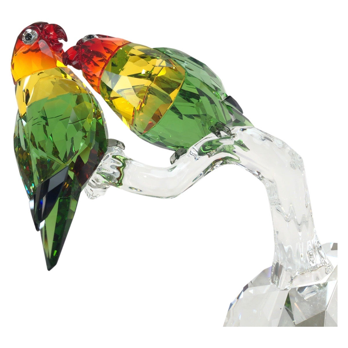 24664
SWAROVSKI スワロフスキー クリスタル パラダイス ラブバード ボタンインコ クリア マルチカラー クリスタル 5379552 置物 オーナメント レディース SA140