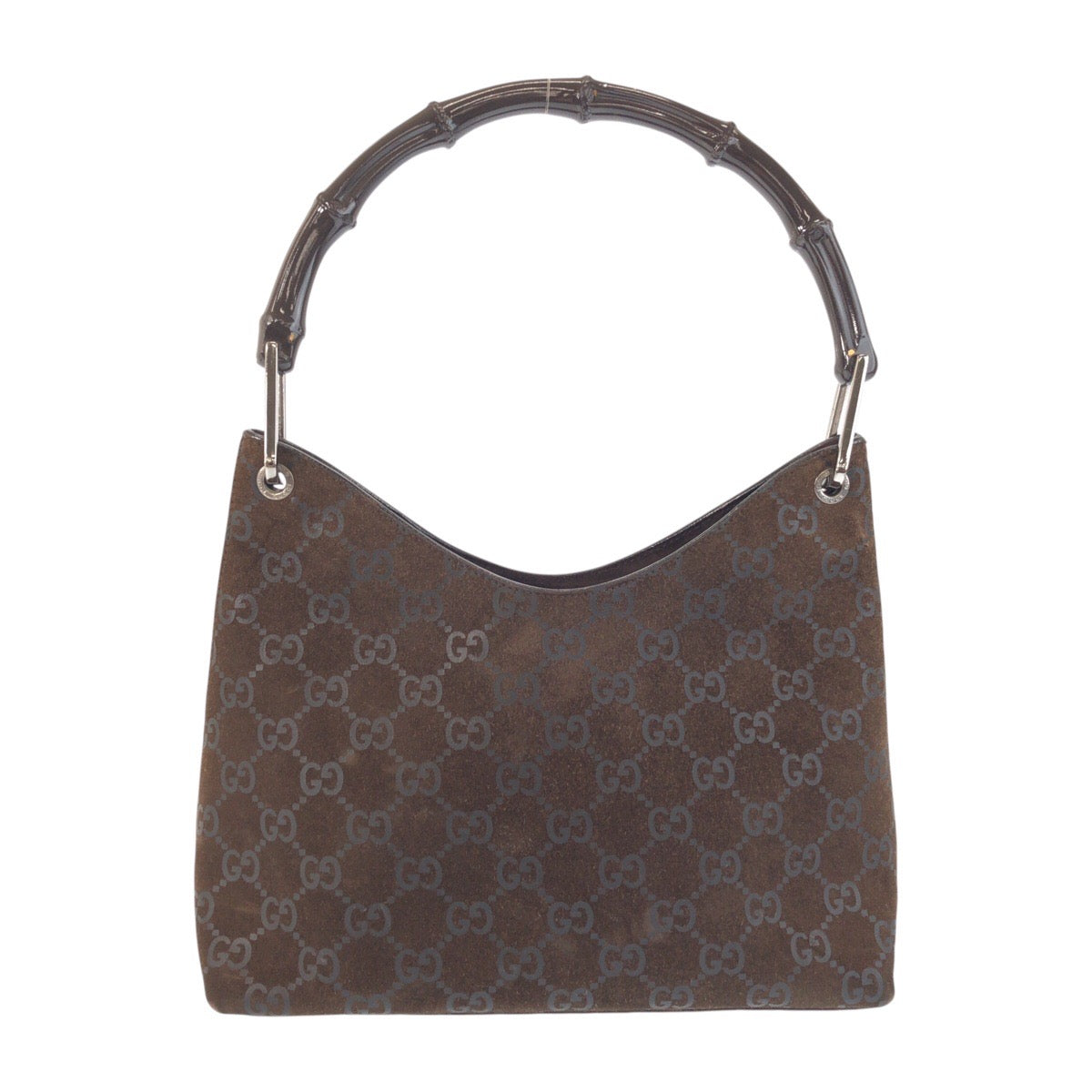 24666
GUCCI グッチ バンブー ブラウン シルバー金具 スウェード / バンブー 0012 1133 008 ハンドバッグ ショルダーバッグ レディース B14
