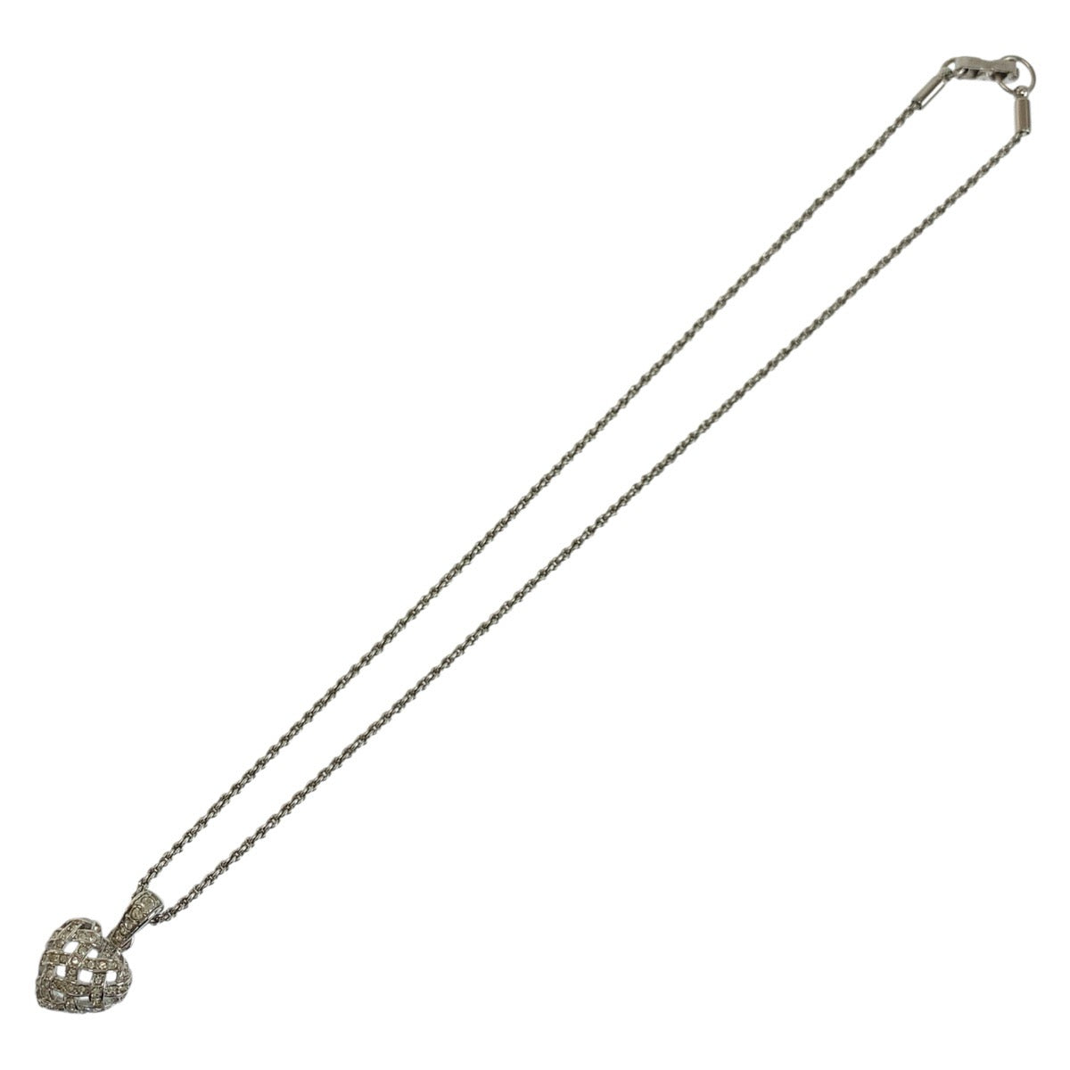 24671
SWAROVSKI スワロフスキー ハートモチーフ シルバー メッキ / ラインストーン ネックレス レディース SA8