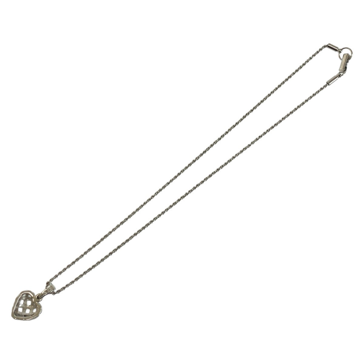 24671
SWAROVSKI スワロフスキー ハートモチーフ シルバー メッキ / ラインストーン ネックレス レディース SA8