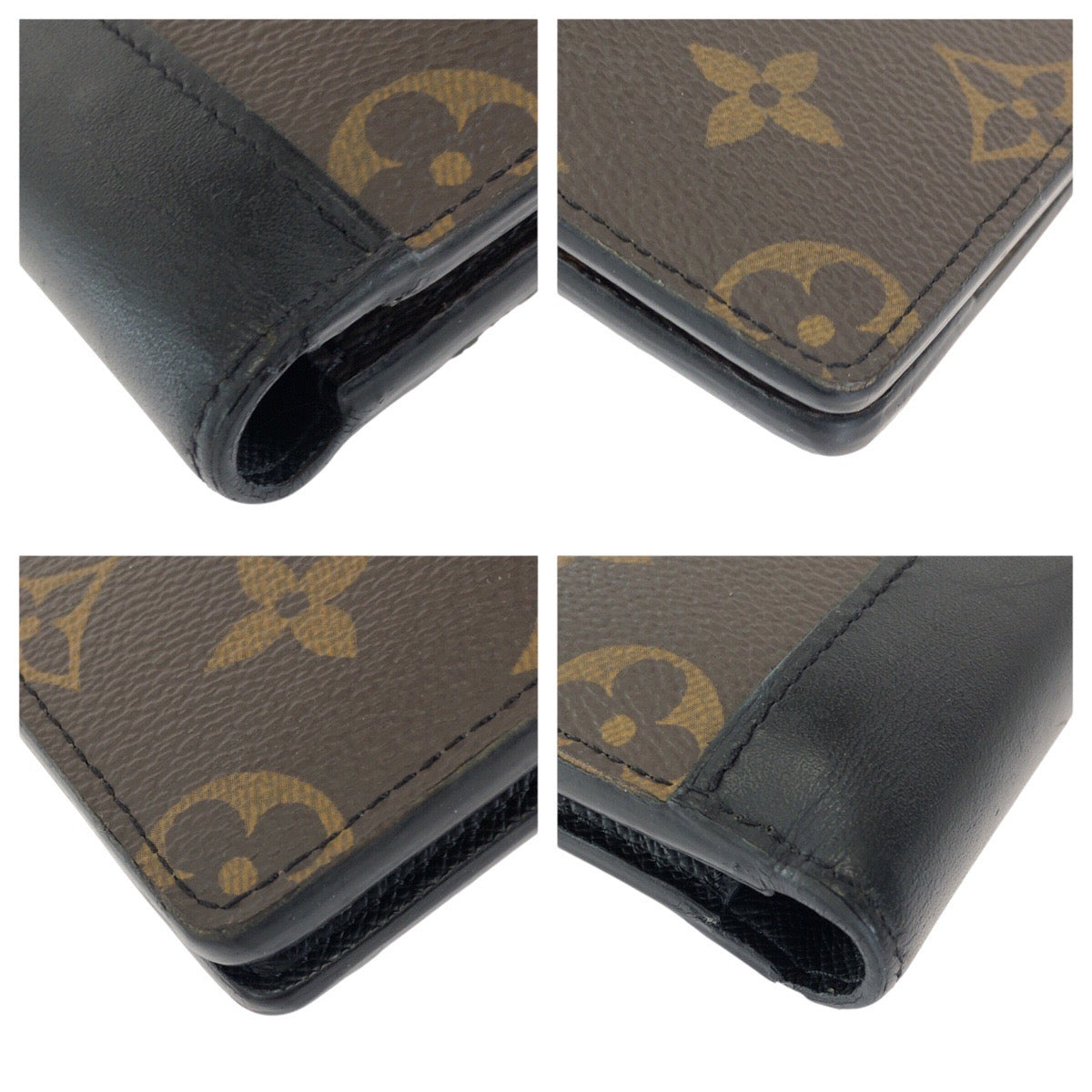 24673
LOUIS VUITTON ルイヴィトン モノグラム ポルトフォイユ ミュルティプル ブラウン ブラック レザー M69408 折財布 コンパクトウォレット メンズ ABP21