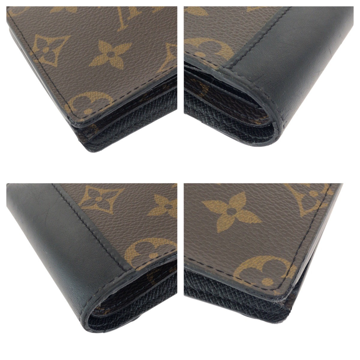 24673
LOUIS VUITTON ルイヴィトン モノグラム ポルトフォイユ ミュルティプル ブラウン ブラック レザー M69408 折財布 コンパクトウォレット メンズ ABP21