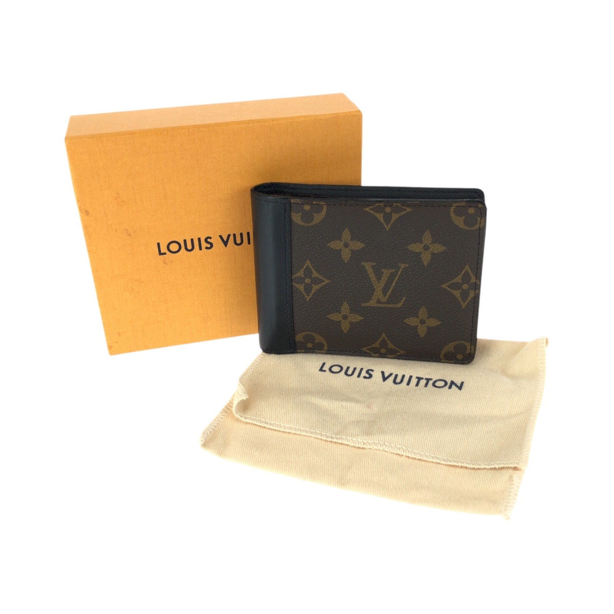 24673
LOUIS VUITTON ルイヴィトン モノグラム ポルトフォイユ ミュルティプル ブラウン ブラック レザー M69408 折財布 コンパクトウォレット メンズ ABP21