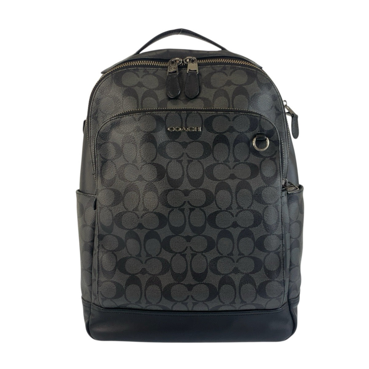 24676
COACH コーチ シグネチャー ブラック 黒 PVC / レザー 1922-89942 リュックサック バックパック レディース AB9