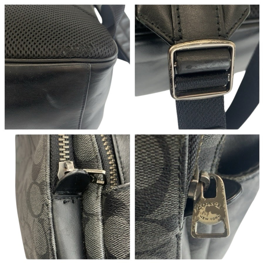 24676
COACH コーチ シグネチャー ブラック 黒 PVC / レザー 1922-89942 リュックサック バックパック レディース AB9