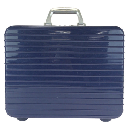 24677
RIMOWA リモワ リンボ ブルー シルバー プラスチック ビジネスバッグ アタッシュケース メンズ AB12