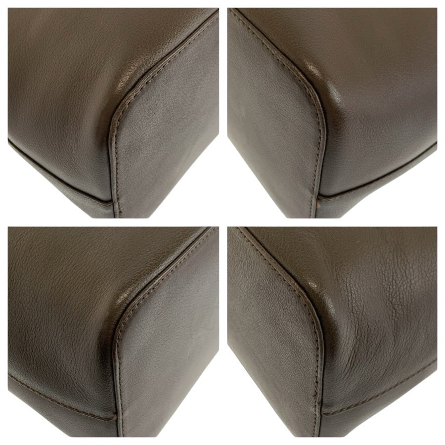24685
BURBERRY バーバリー 中チェック柄 ブラウン ゴールド金具 レザー トートバッグ ショルダーバッグ レディース A28