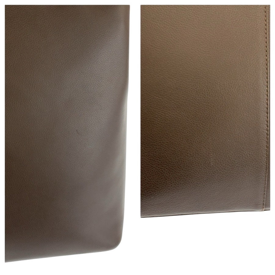 24685
BURBERRY バーバリー 中チェック柄 ブラウン ゴールド金具 レザー トートバッグ ショルダーバッグ レディース A28