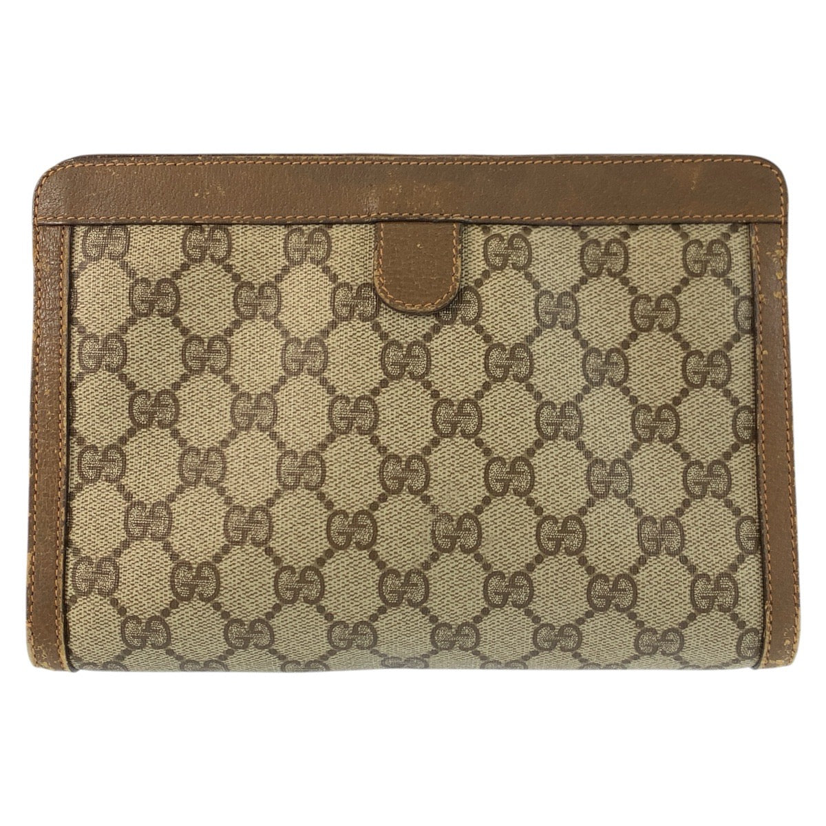 24686
GUCCI グッチ ヴィンテージ シェリーライン ベージュ ブラウン GGスプリームキャンバス / レザー 89 01 032 クラッチバッグ セカンドバッグ レディース AB14