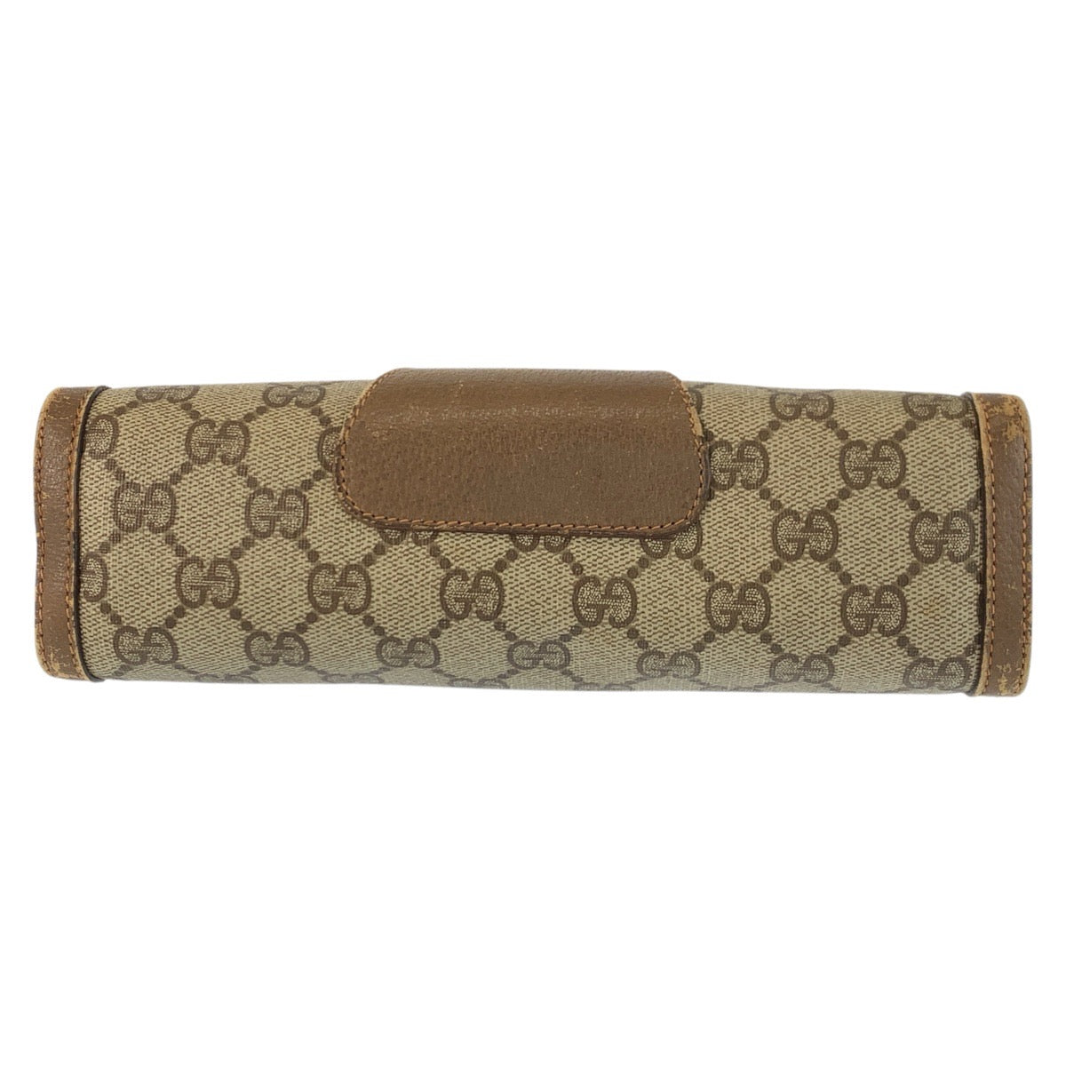 24686
GUCCI グッチ ヴィンテージ シェリーライン ベージュ ブラウン GGスプリームキャンバス / レザー 89 01 032 クラッチバッグ セカンドバッグ レディース AB14