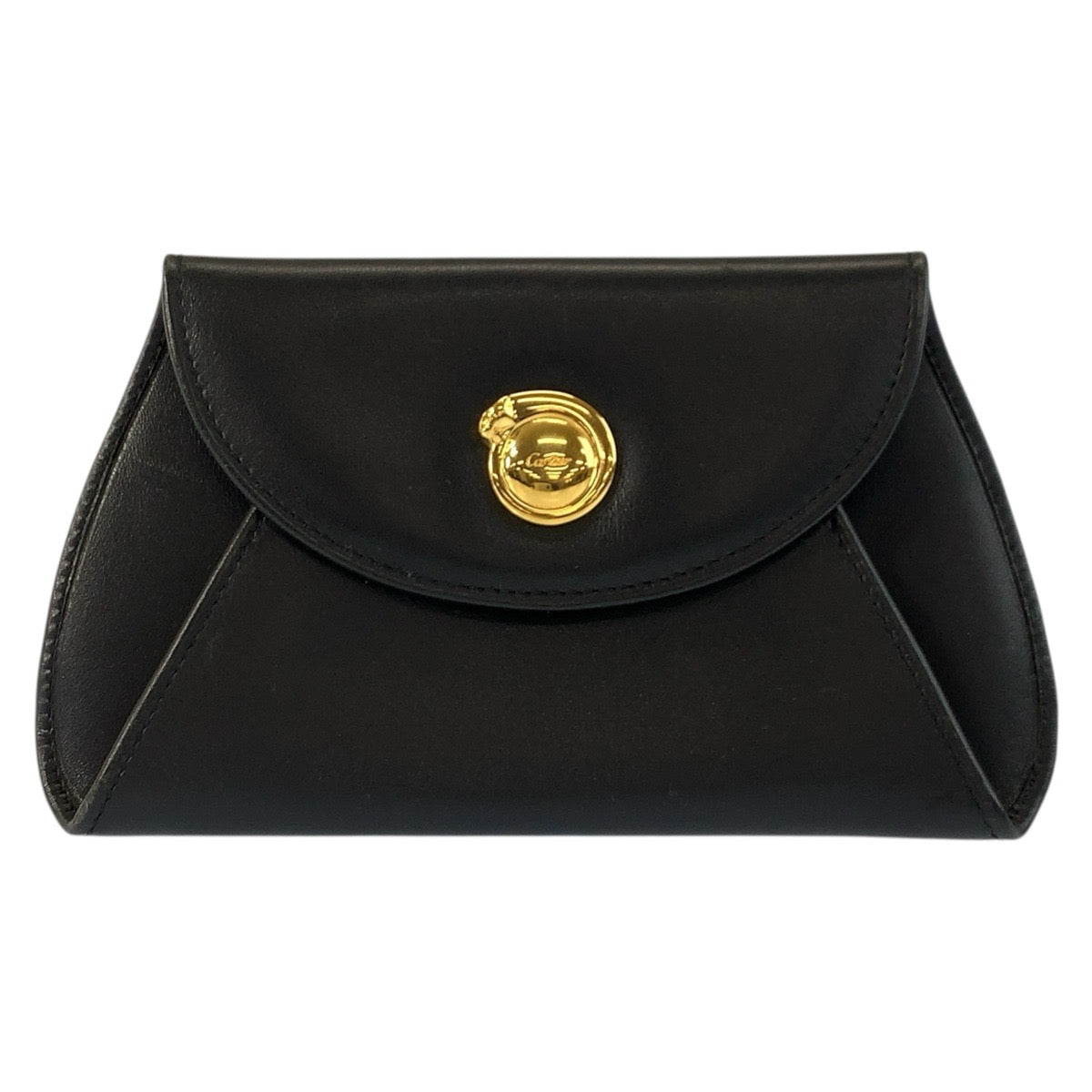 24687
CARTIER カルティエ パンテール ブラック 黒 ゴールド金具 レザー コインケース 小銭入れ 男女兼用 レディース ABP14