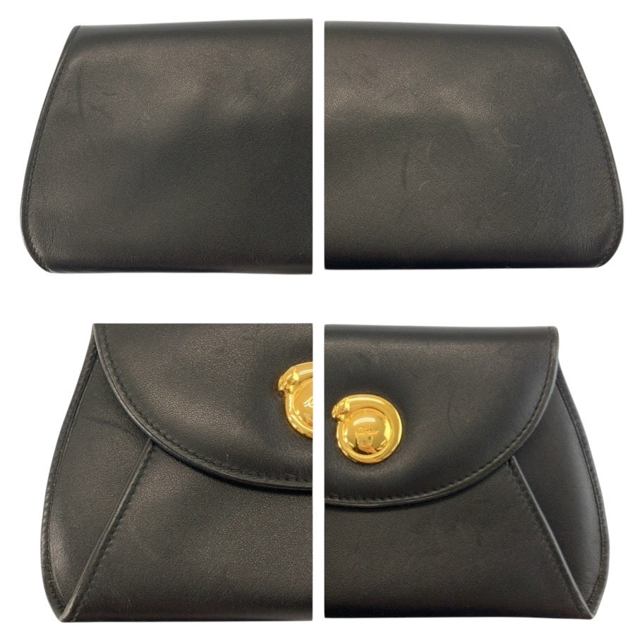 24687
CARTIER カルティエ パンテール ブラック 黒 ゴールド金具 レザー コインケース 小銭入れ 男女兼用 レディース ABP14