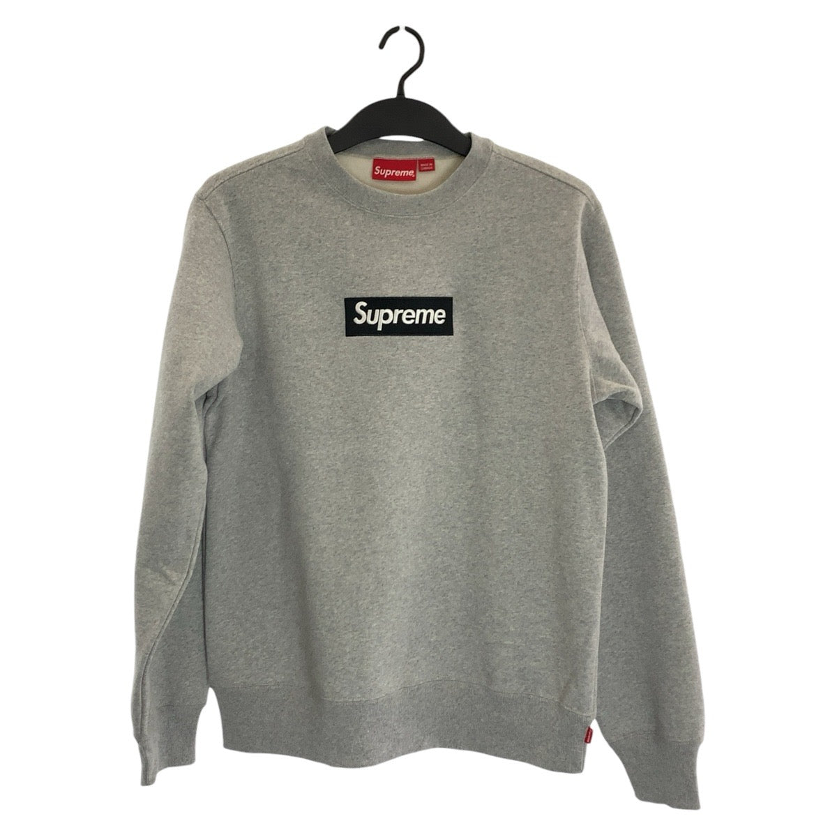 24697
Supreme シュプリーム ボックスロゴ グレー コットン / ポリエステル スウェット トレーナー メンズ A35