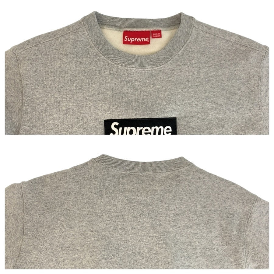 24697
Supreme シュプリーム ボックスロゴ グレー コットン / ポリエステル スウェット トレーナー メンズ A35