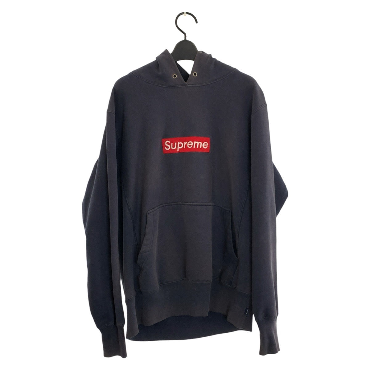 24699
Supreme シュプリーム ボックスロゴ サイズL ネイビー コットン / ポリエステル パーカー フーディー メンズ B