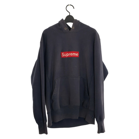 24699
Supreme シュプリーム ボックスロゴ サイズL ネイビー コットン / ポリエステル パーカー フーディー メンズ B