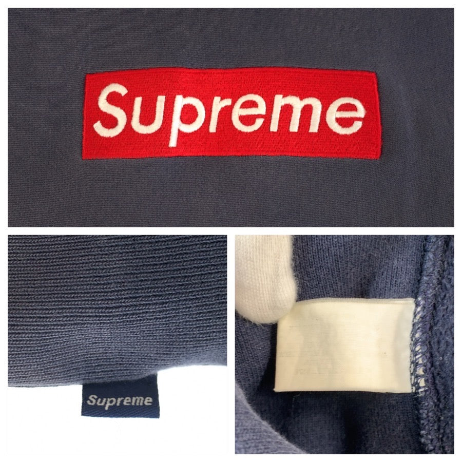 24699
Supreme シュプリーム ボックスロゴ サイズL ネイビー コットン / ポリエステル パーカー フーディー メンズ B