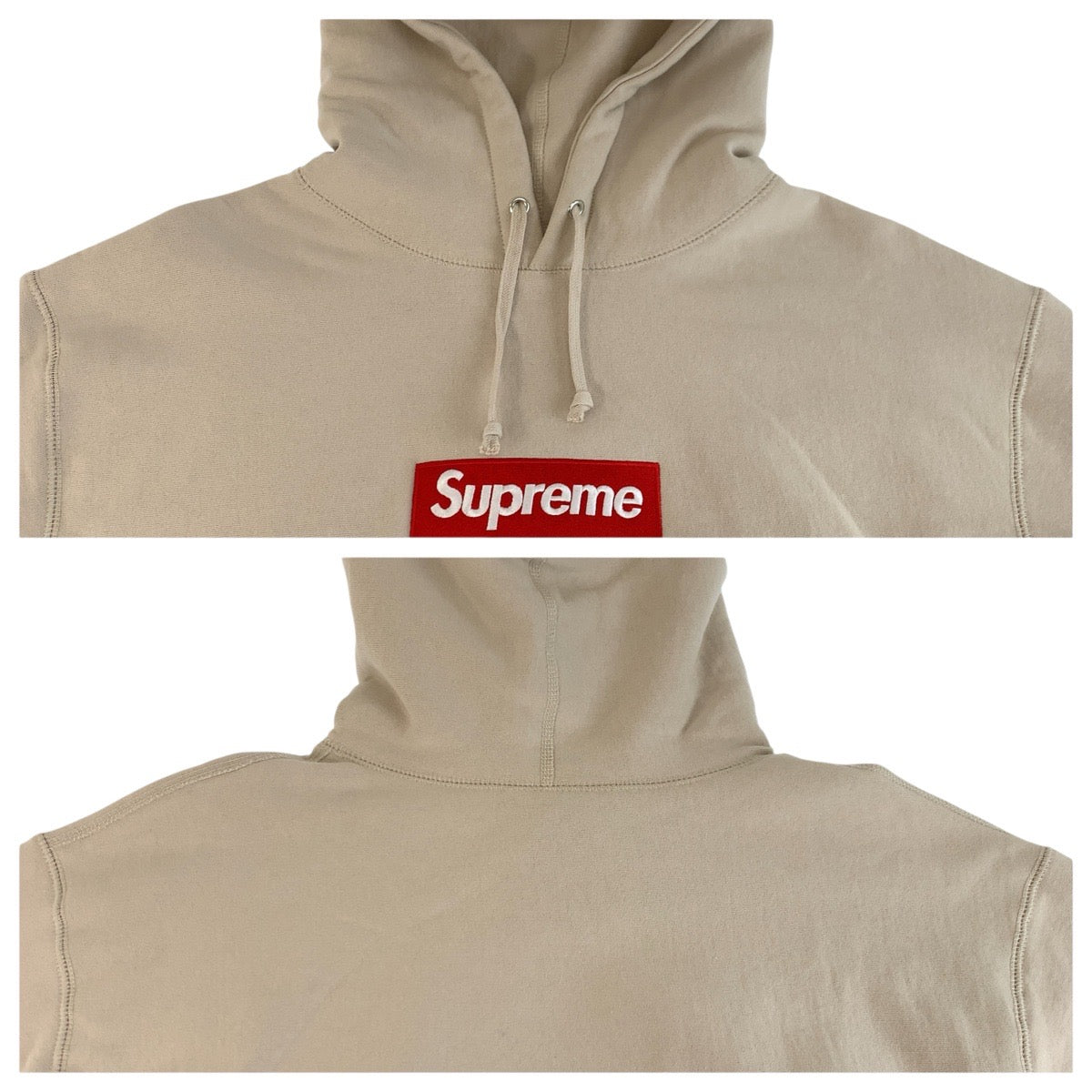 24700
Supreme シュプリーム ボックスロゴ サイズM ベージュ コットン / ポリエステル パーカー フーディ メンズ A35