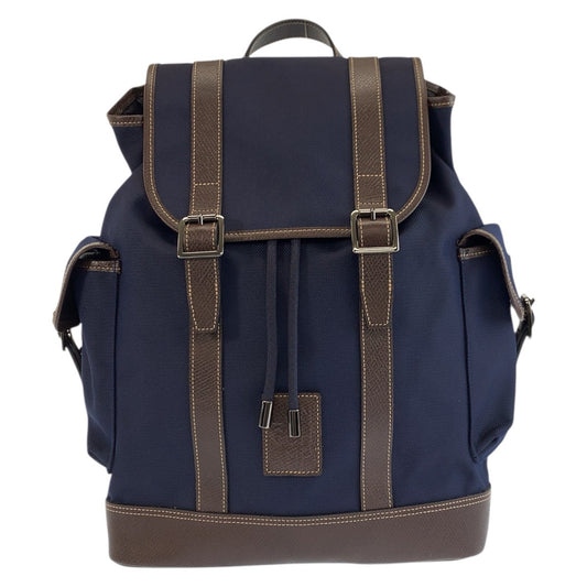 24725
Longchamp ロンシャン ボックスフォード ネイビー ブラウン キャンバス / レザー 20035080127 リュックサック バックパック レディース A28