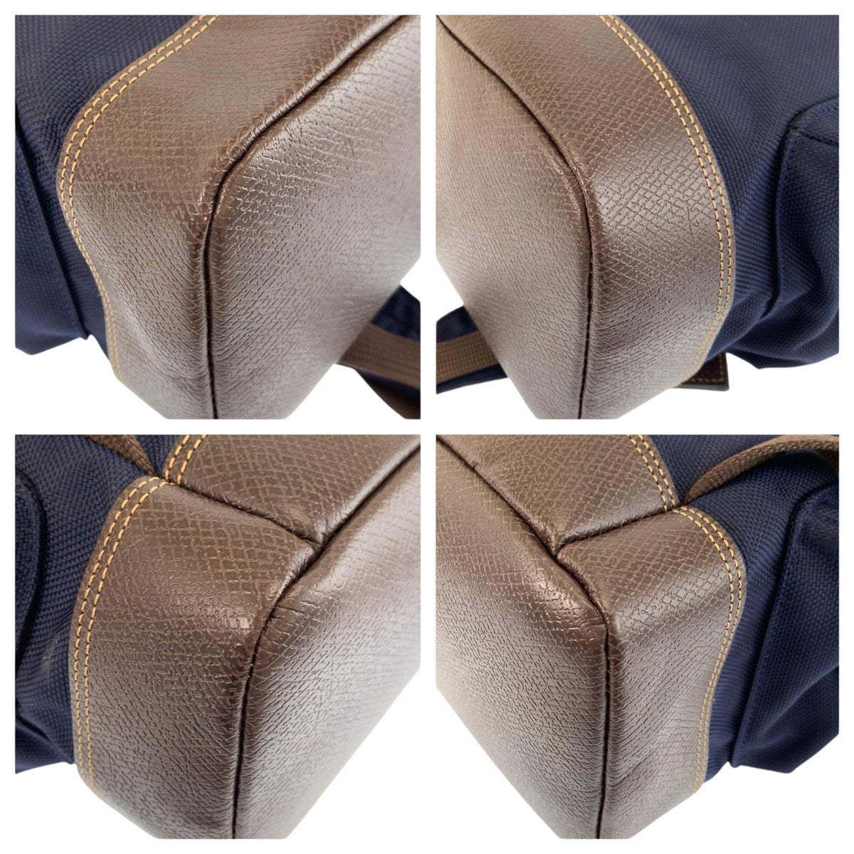 24725
Longchamp ロンシャン ボックスフォード ネイビー ブラウン キャンバス / レザー 20035080127 リュックサック バックパック レディース A28