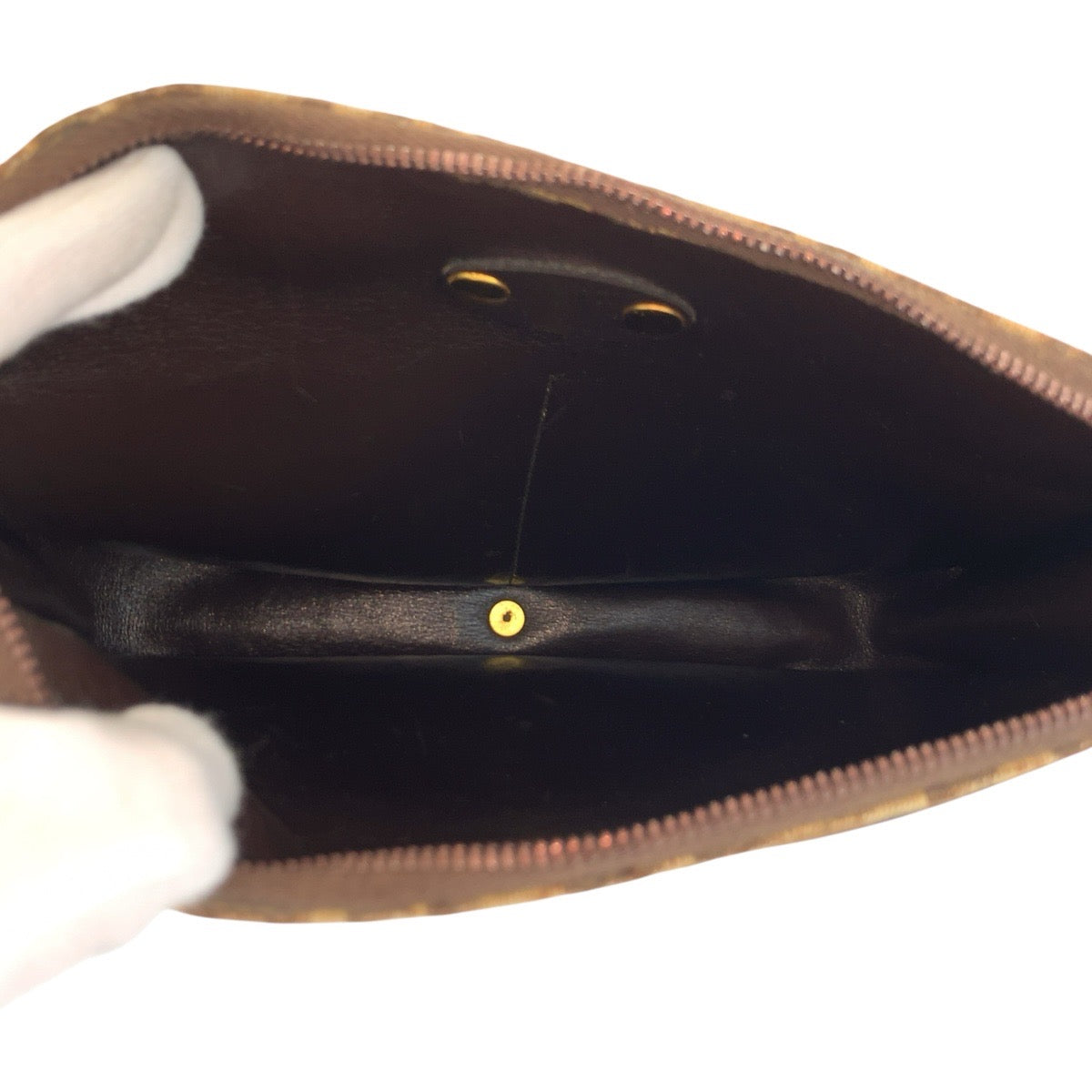 24731
Christian Dior クリスチャンディオール ヴィンテージ トロッター CDロゴ ブラウン ゴールド金具 キャンバス / レザー ハンドバッグ レディース AB35