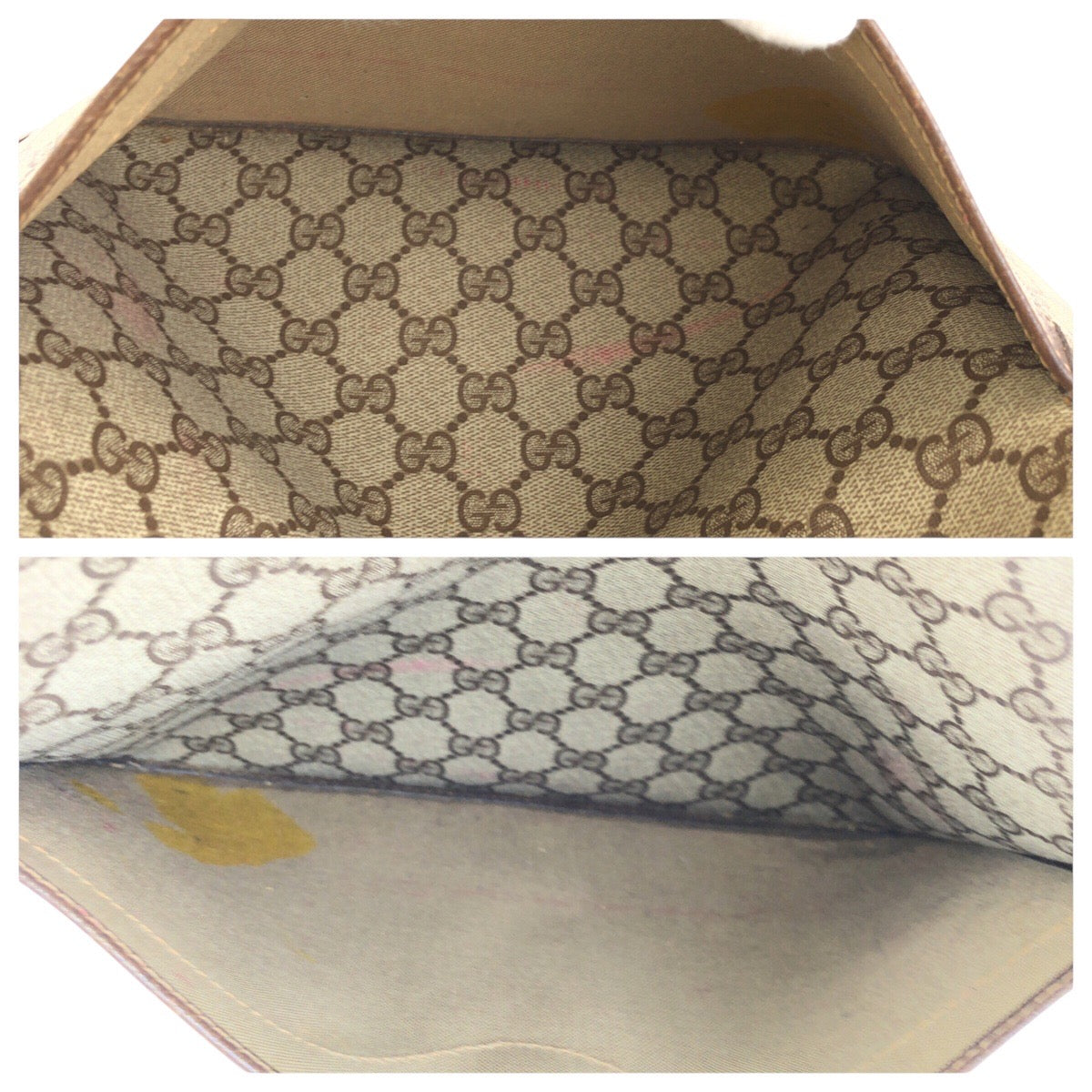 24739
GUCCI グッチ ヴィンテージ シェリーライン ベージュ ブラウン GGスプリームキャンバス / レザー 89 02 003 トートバッグ ショルダーバッグ レディース AB21