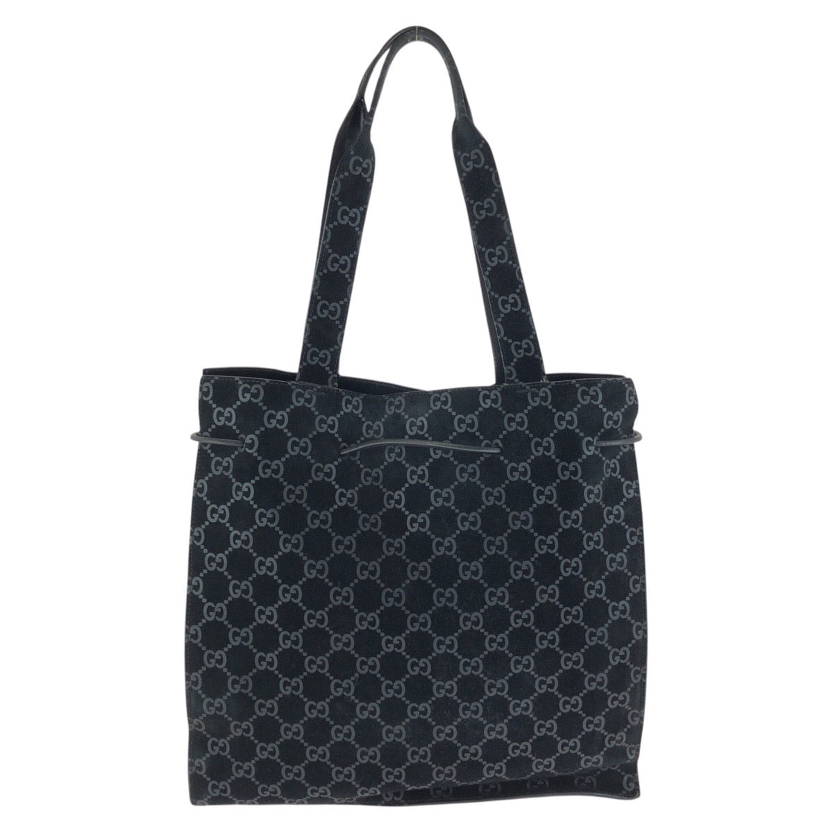 24747
GUCCI グッチ ヴィンテージ GG柄 ブラック 黒 シルバー金具 スウェード 002 1052 トートバッグ ショルダーバッグ レディース ABP28