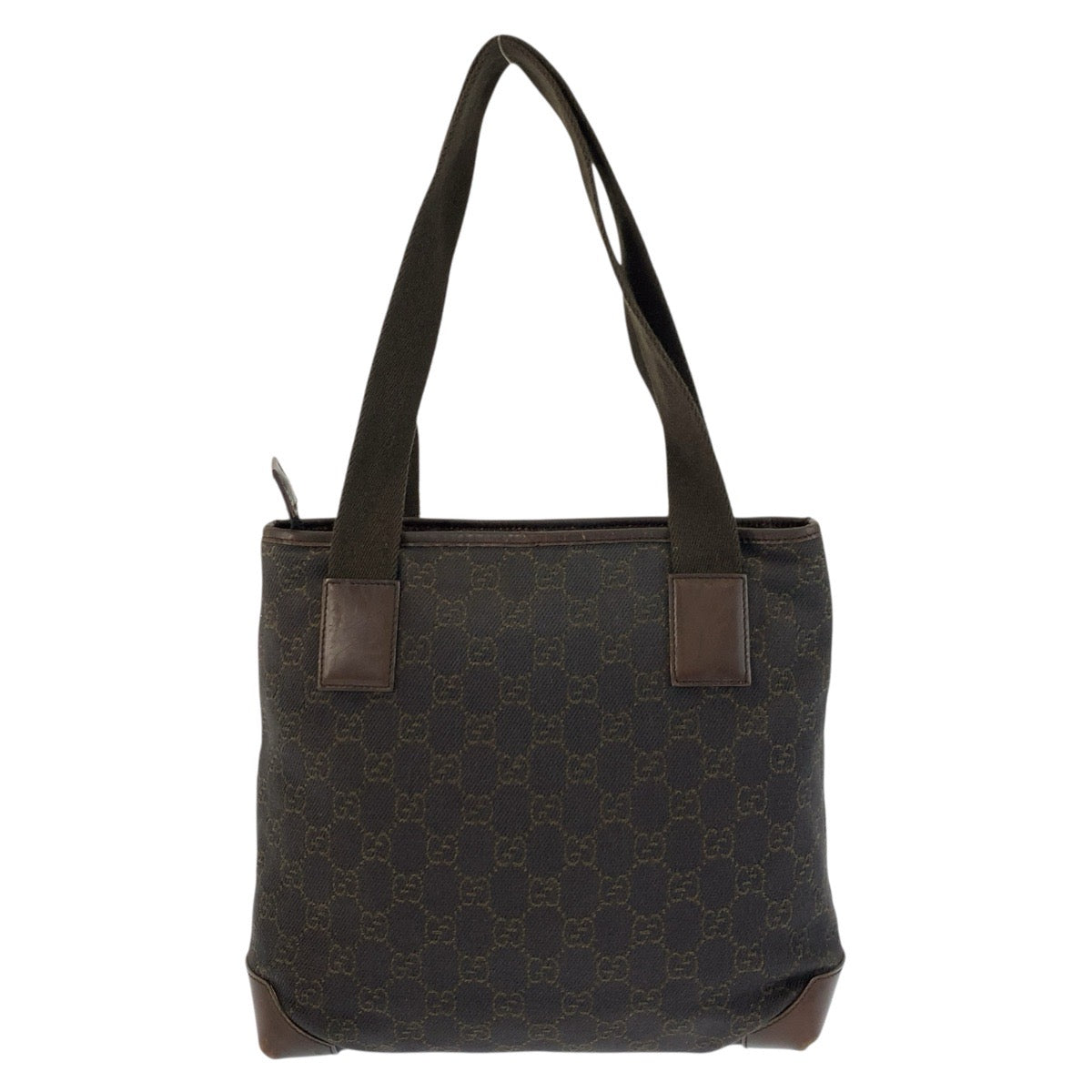 24751
GUCCI グッチ ブラウン GGキャンバス / レザー 28893 トートバッグ ハンドバッグ レディース AB23