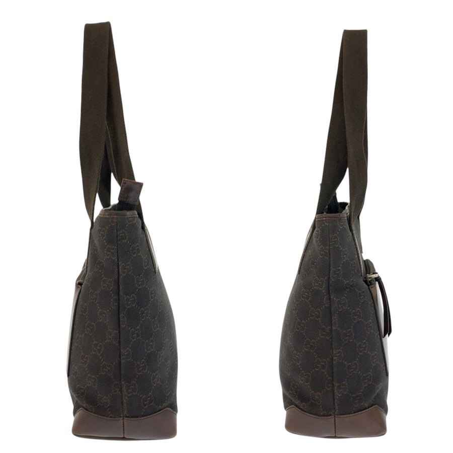 24751
GUCCI グッチ ブラウン GGキャンバス / レザー 28893 トートバッグ ハンドバッグ レディース AB23