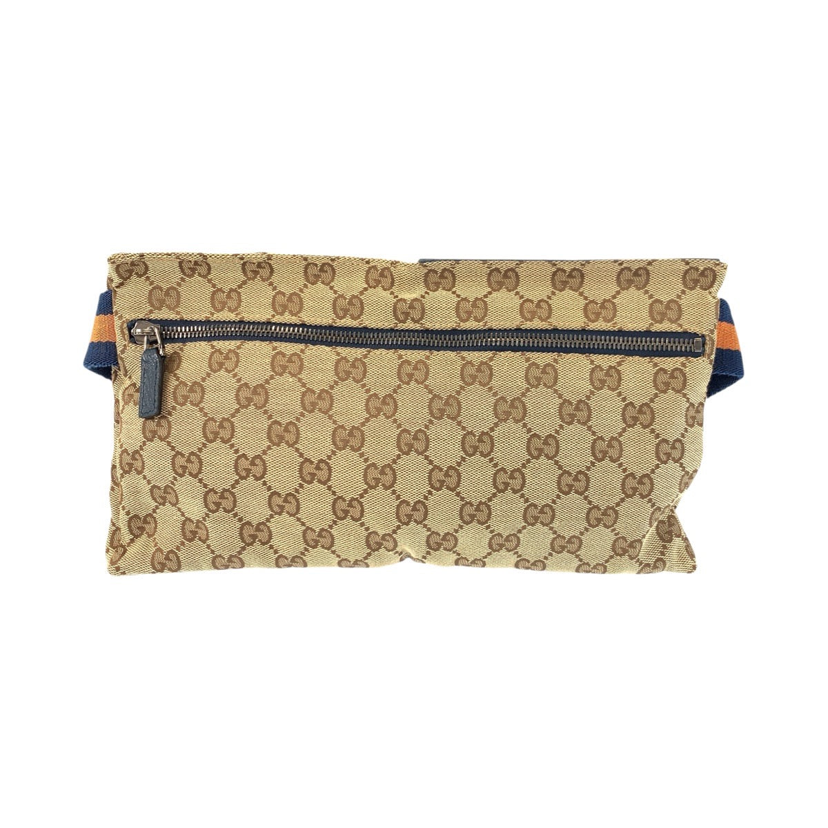 24754
GUCCI グッチ シェリーライン ブラウン ブルー シルバー金具 GGキャンバス / レザー 28566 491404 ボディバッグ ウエストポーチ バムバッグ レディース A49