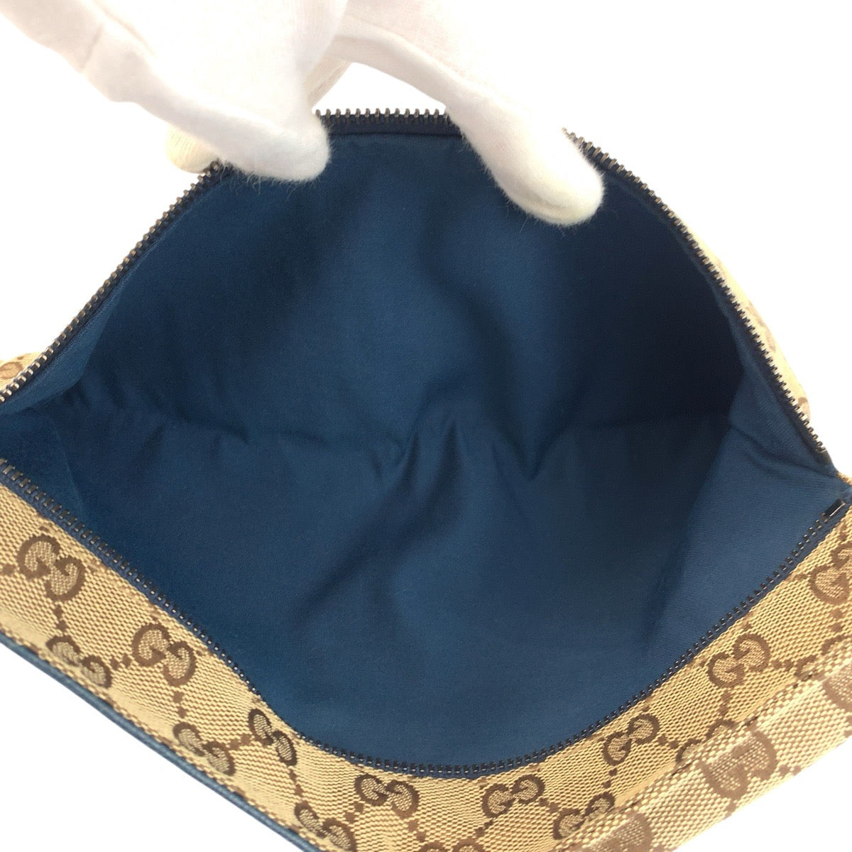 24754
GUCCI グッチ シェリーライン ブラウン ブルー シルバー金具 GGキャンバス / レザー 28566 491404 ボディバッグ ウエストポーチ バムバッグ レディース A49