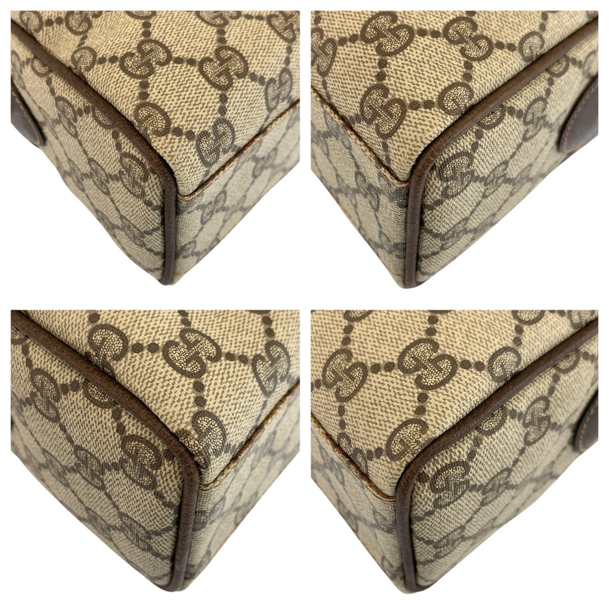 24755
GUCCI グッチ ヴィンテージ シェリーライン ブラウン ベージュ ゴールド金具 GGスプリームキャンバス / レザー 37 02 3839 ハンドバッグ ショルダーバッグ 2way レディース ABP49
