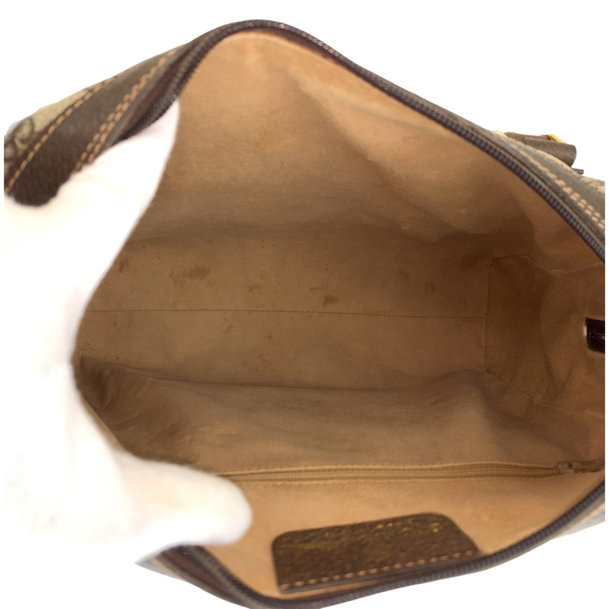 24755
GUCCI グッチ ヴィンテージ シェリーライン ブラウン ベージュ ゴールド金具 GGスプリームキャンバス / レザー 37 02 3839 ハンドバッグ ショルダーバッグ 2way レディース ABP49