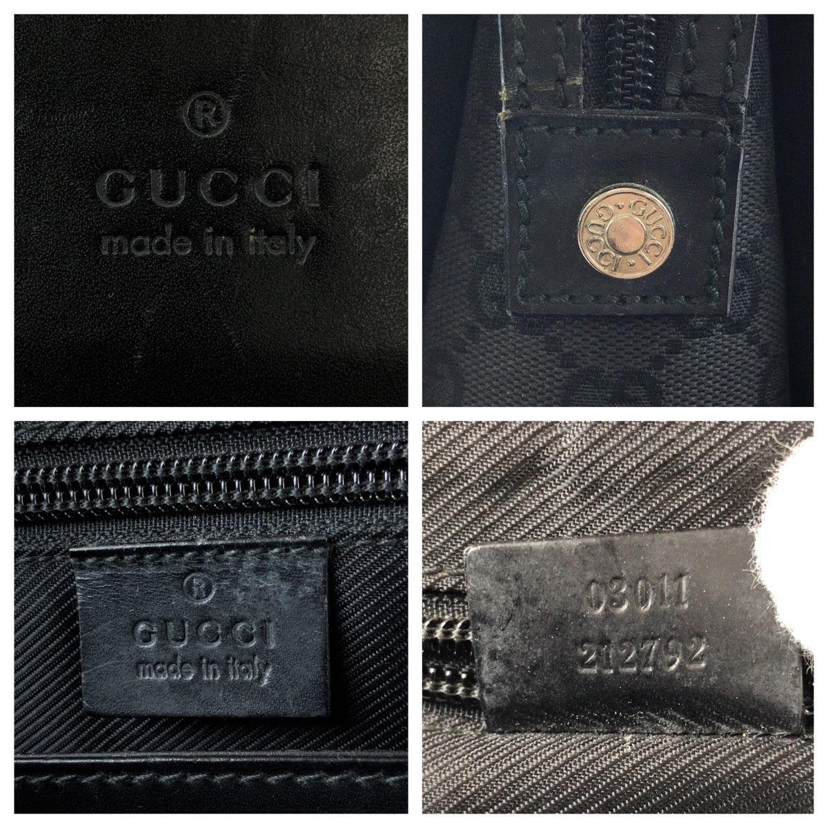 24765
GUCCI グッチ ブラック 黒 シルバー金具 GGキャンバス / レザー 03011 ビジネスバッグ ブリーフケース メンズ AB35