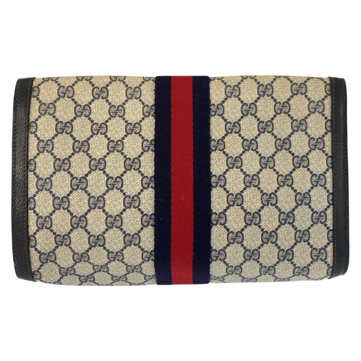 24766
GUCCI グッチ ヴィンテージ シェリーライン グレー ネイビー ゴールド金具 GGスプリームキャンバス / レザー 41 014 3087 30 クラッチバッグ セカンドバッグ レディース AB21