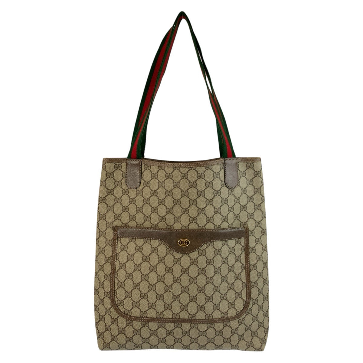 24768
GUCCI グッチ ヴィンテージ シェリーライン ベージュ ブラウン GGスプリームキャンバス 39 02 003 トートバッグ ショルダーバッグ レディース ABP28