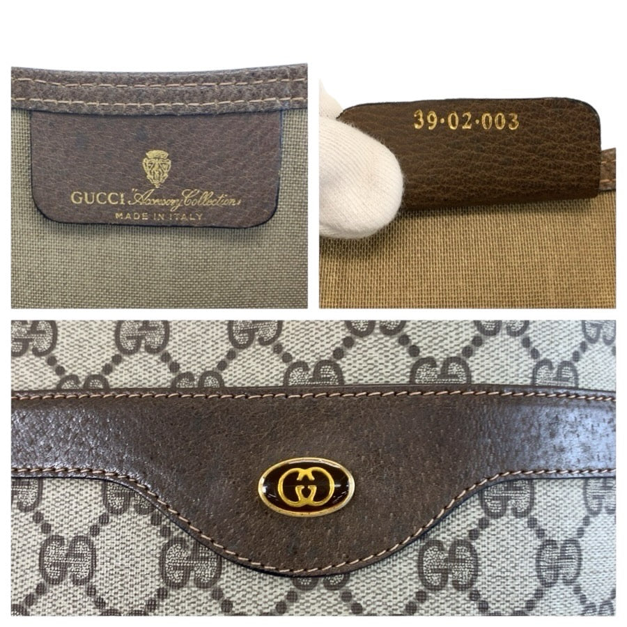 24768
GUCCI グッチ ヴィンテージ シェリーライン ベージュ ブラウン GGスプリームキャンバス 39 02 003 トートバッグ ショルダーバッグ レディース ABP28