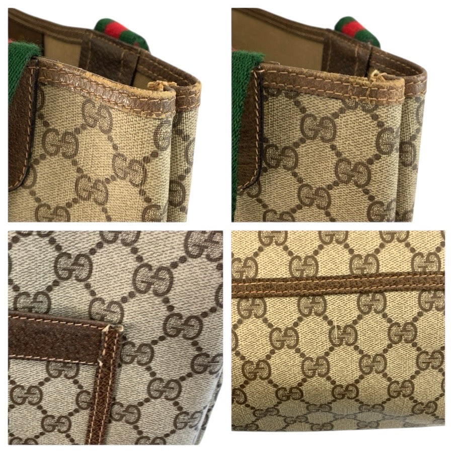 24768
GUCCI グッチ ヴィンテージ シェリーライン ベージュ ブラウン GGスプリームキャンバス 39 02 003 トートバッグ ショルダーバッグ レディース ABP28