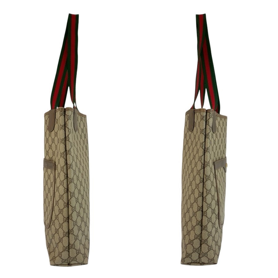 24768
GUCCI グッチ ヴィンテージ シェリーライン ベージュ ブラウン GGスプリームキャンバス 39 02 003 トートバッグ ショルダーバッグ レディース ABP28