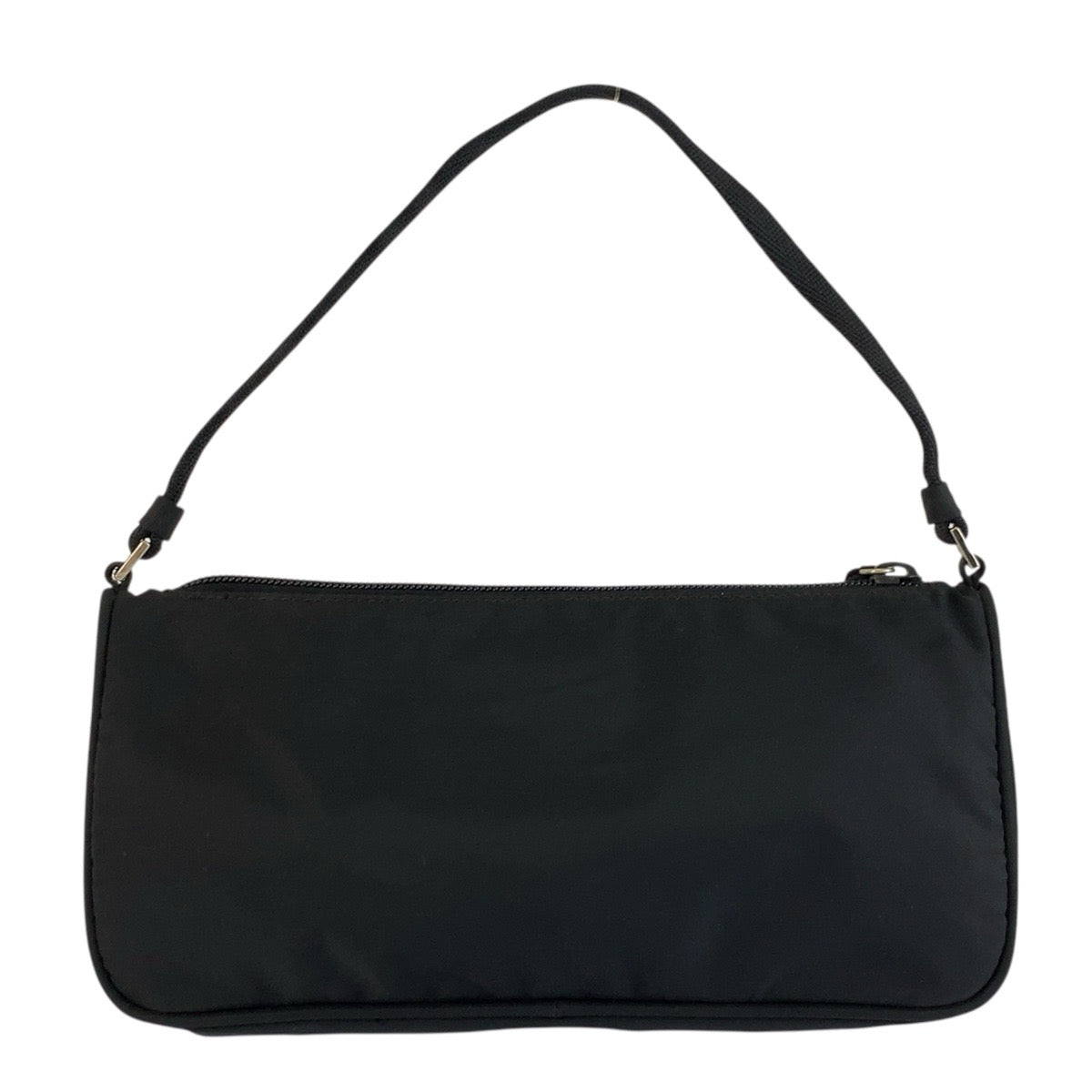24769
PRADA プラダ テスート ブラック 黒 シルバー金具 ナイロン ハンドバッグ アクセサリーポーチ レディース A42