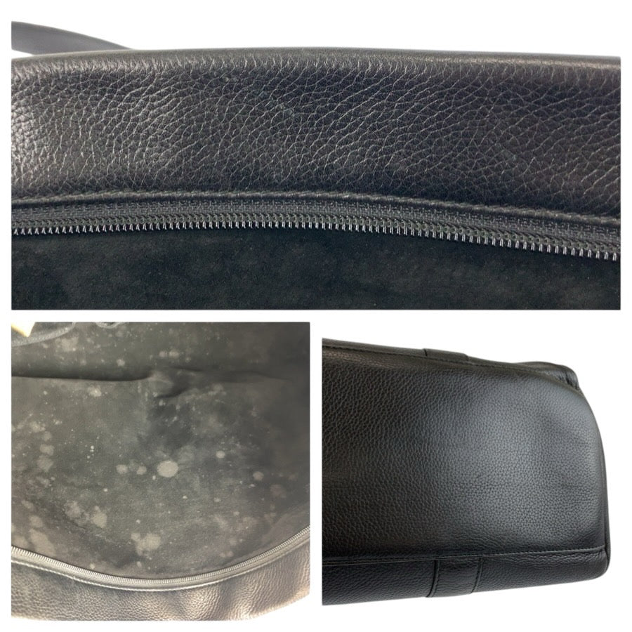 24770
GUCCI グッチ ヴィンテージ ブラック 黒 ゴールド金具 レザー 001 406 0546 トートバッグ ショルダーバッグ レディース ABP42