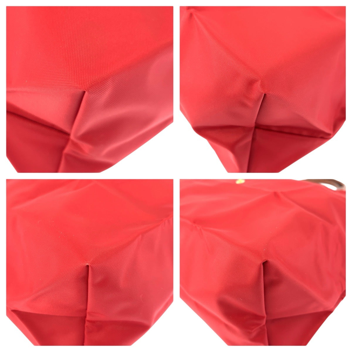 24774
Longchamp ロンシャン ル プリアージュ レッド ブラウン ゴールド金具 ナイロン / レザー 2704089545 ハンドバッグ トートバッグ レディース A14